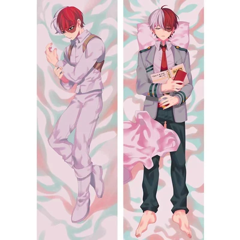 180cm Japanese Anime My Hero Academia Todoroki Shoto Dakimakura Pillow Case Boku No Hero Fullbody Hugging Cosplay Cushion Cover