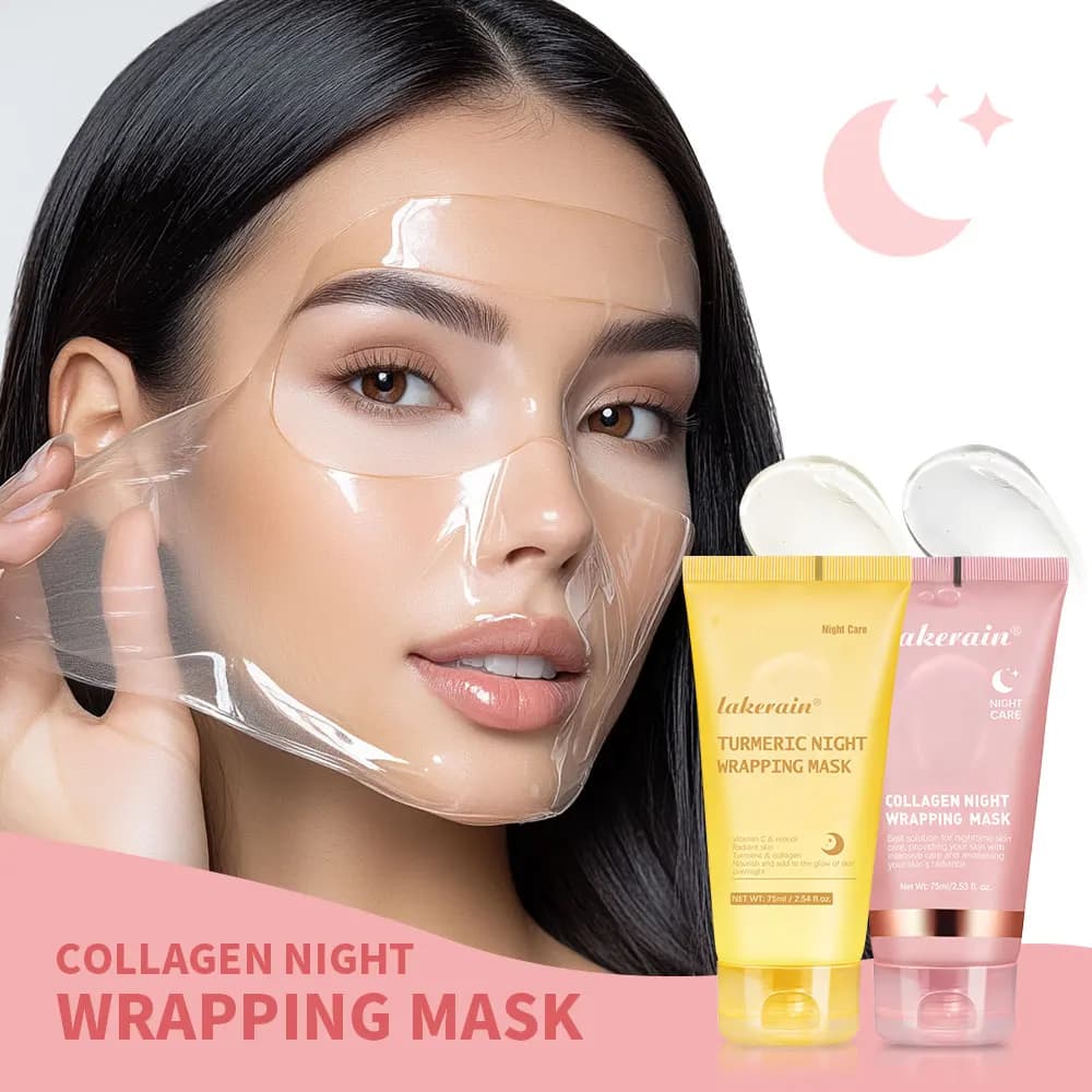 Korean Deep Collagen Mask Peel Off Mask Face Anti Wrinkle Lifting  Skin Care Masks Bio Pack Night Wrapping Woman Overnight Skin