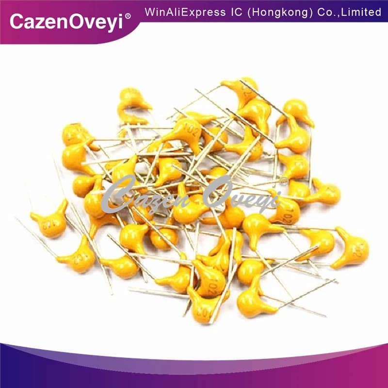 100pcs/lot Monolithic capacitor Screen printing: 104 (100NF) spacing 5.08mm