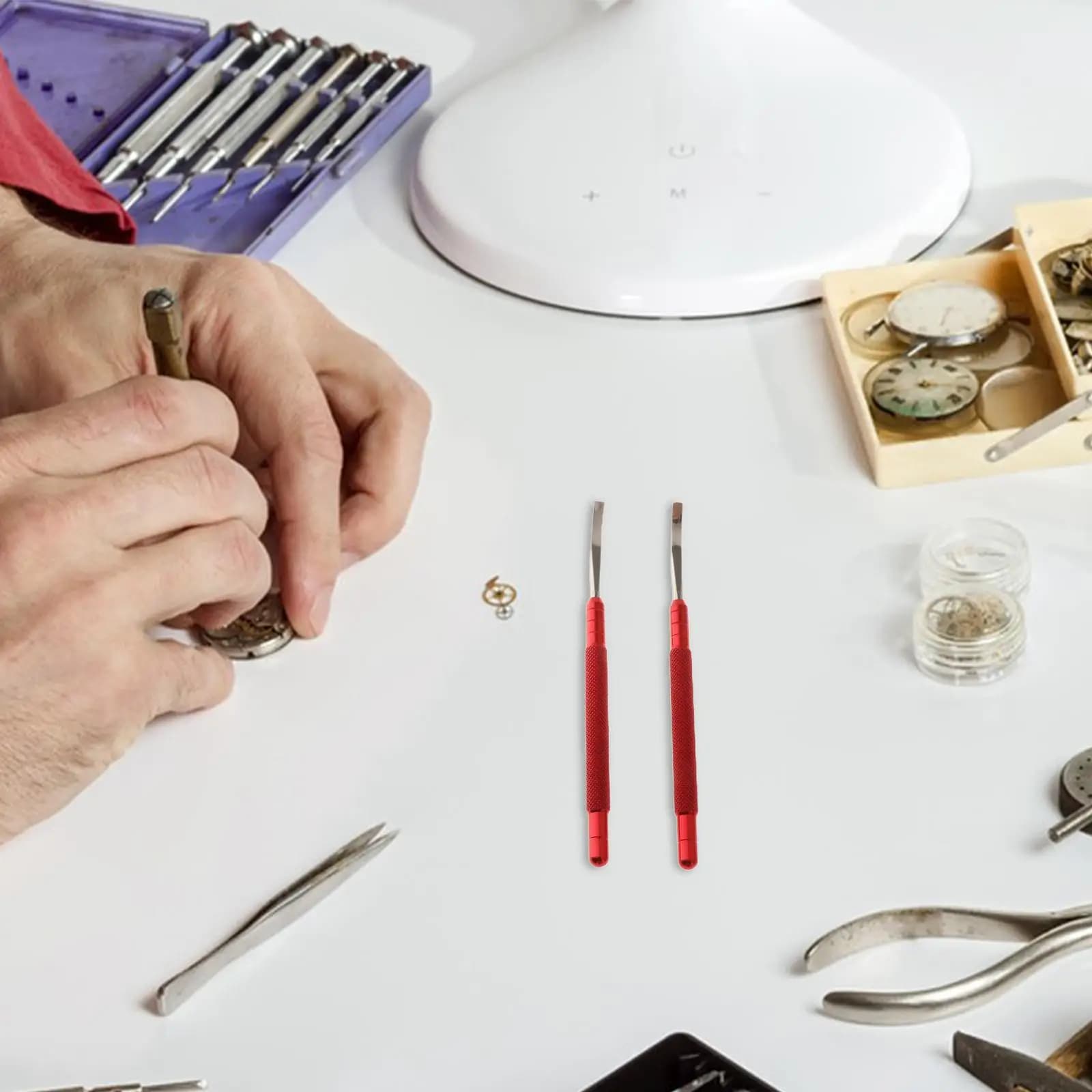 2Pcs Watch Hands Lever Remover Repairing Tool for Hobby Worker Watch Store