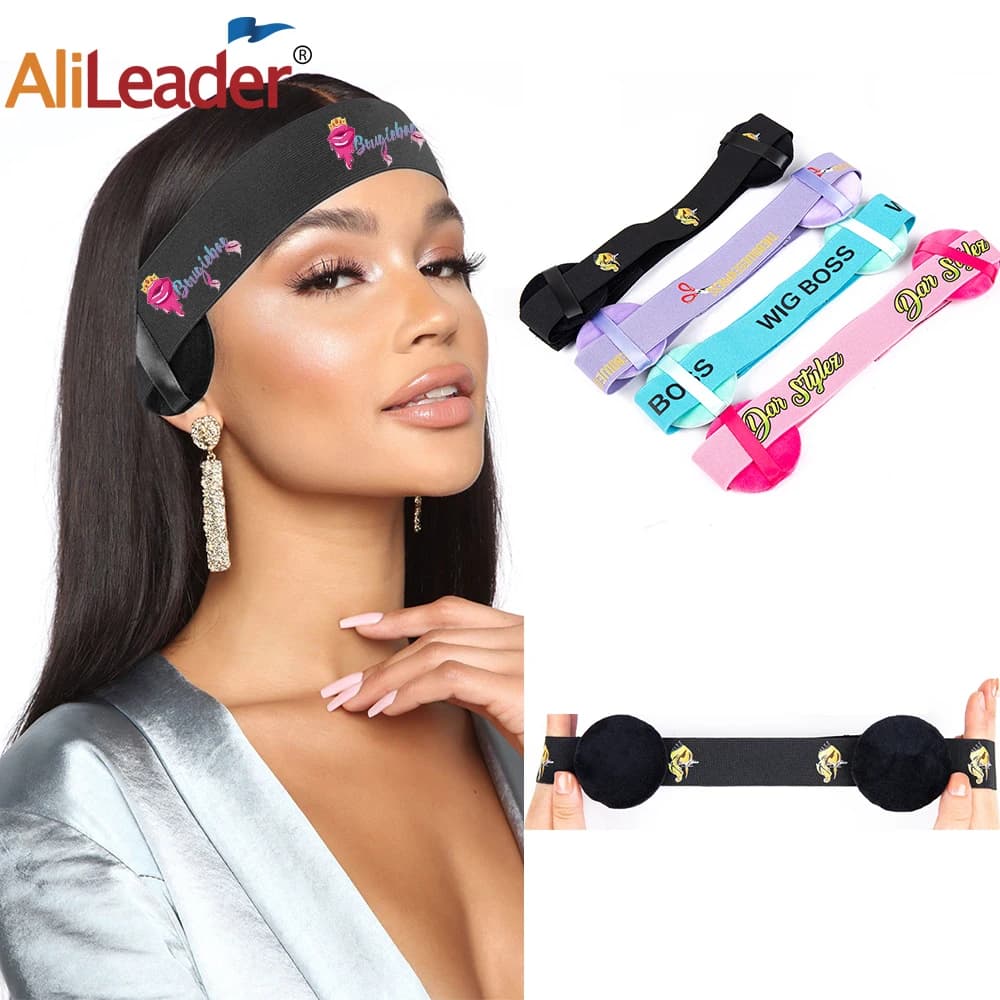 Elastic Band For Wigs Headband With Magictape Edge Control Band Adjustable Elastic Hair Melt Band For Lace Frontal Wigs