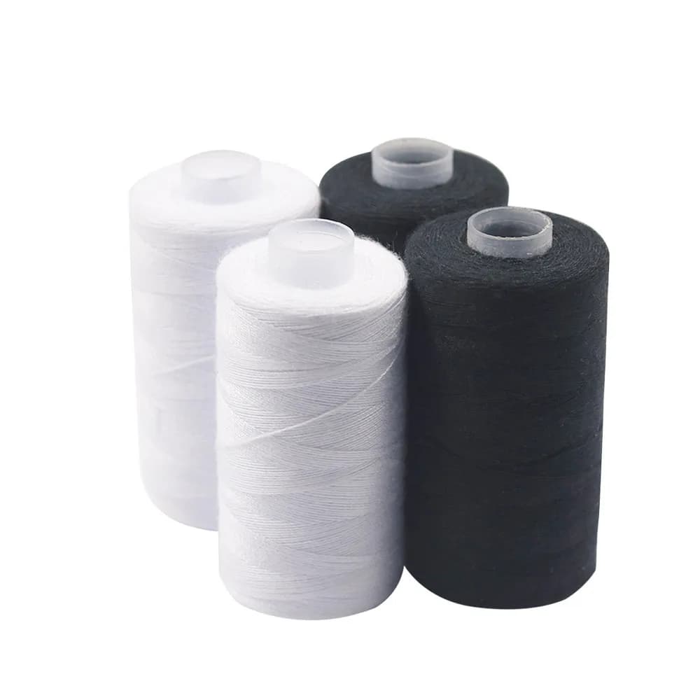 2 件 Sewing Thread Sewing Thread Polyester Thread Set Sewing Threads Sewing Spools Polyester DIY Sewing for Hand Machines 500m