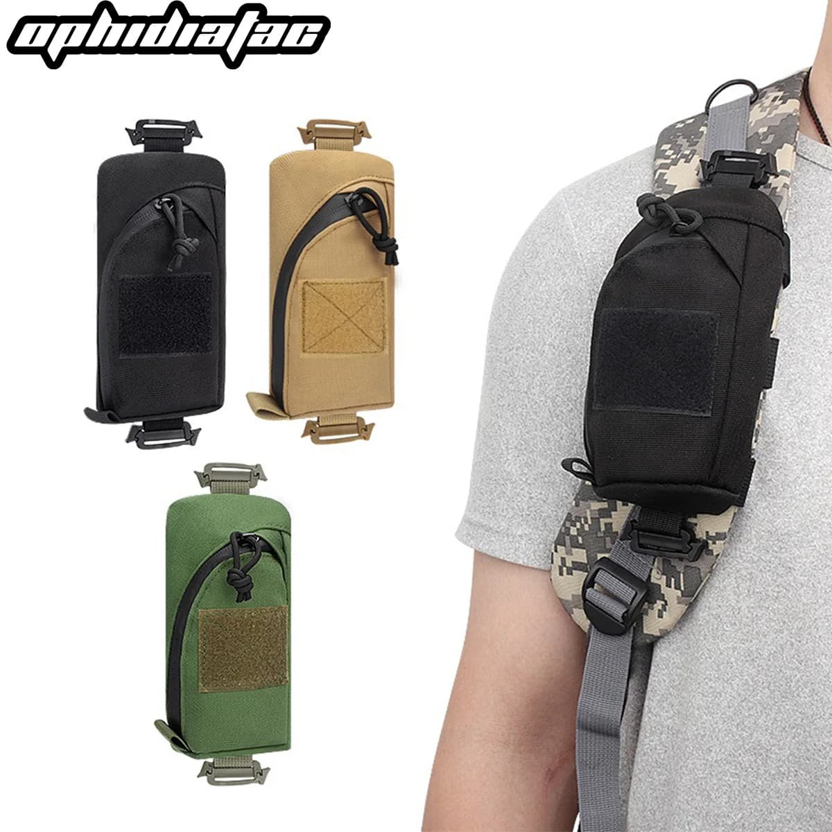 Outdoor Shoulder Bag Backpack Sundry Accessories Bag 900D Nylon EDC Medical Bag Travel Hiking Hunting Equipment