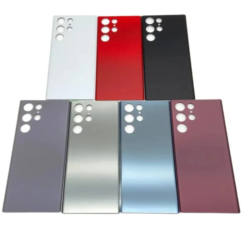 For Samsung Galaxy S22 Ultra S22Ultra 5G Back Battery Cover Glass Panel Door Rear Housing Cover Replacement Case SM-S908B S908U