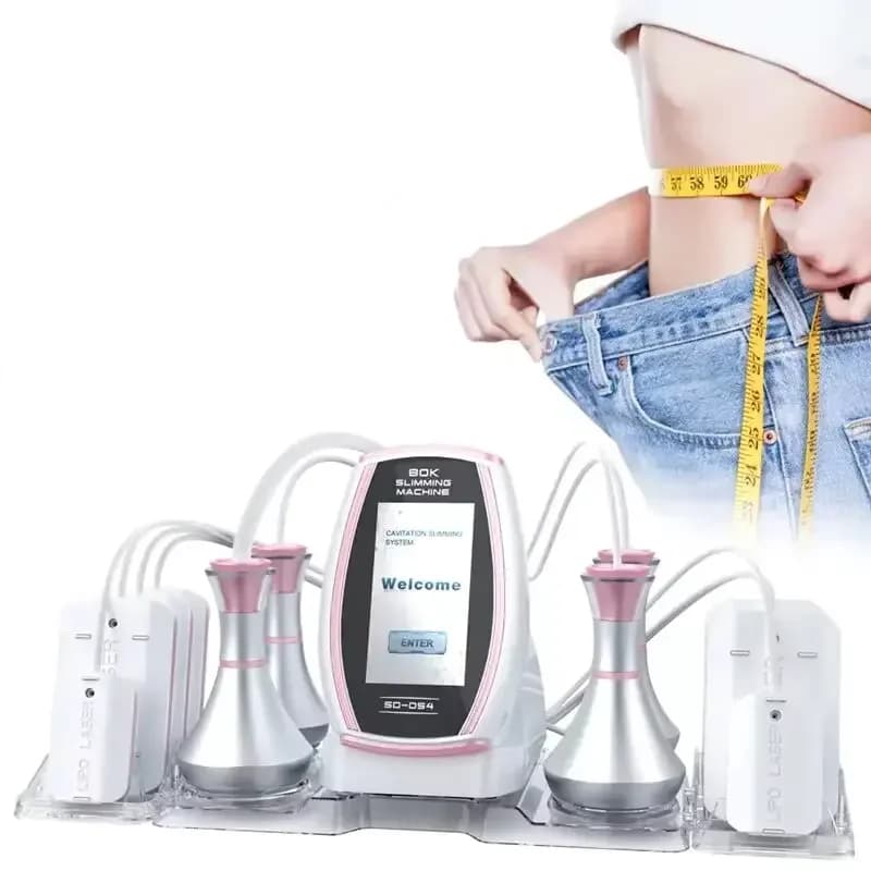 6 in 1 80k Lipo Cavitation Radio Frequency Body Slimming Device Sculpting Machine Skin Tighten Fat Burner 2024 Best-selling