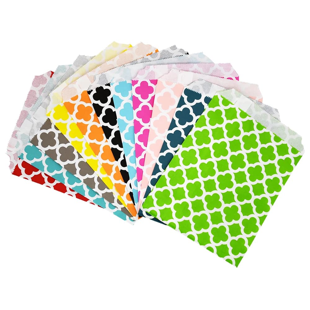 Packing children's Birthday Gift Bags Striped Grid Christening X134