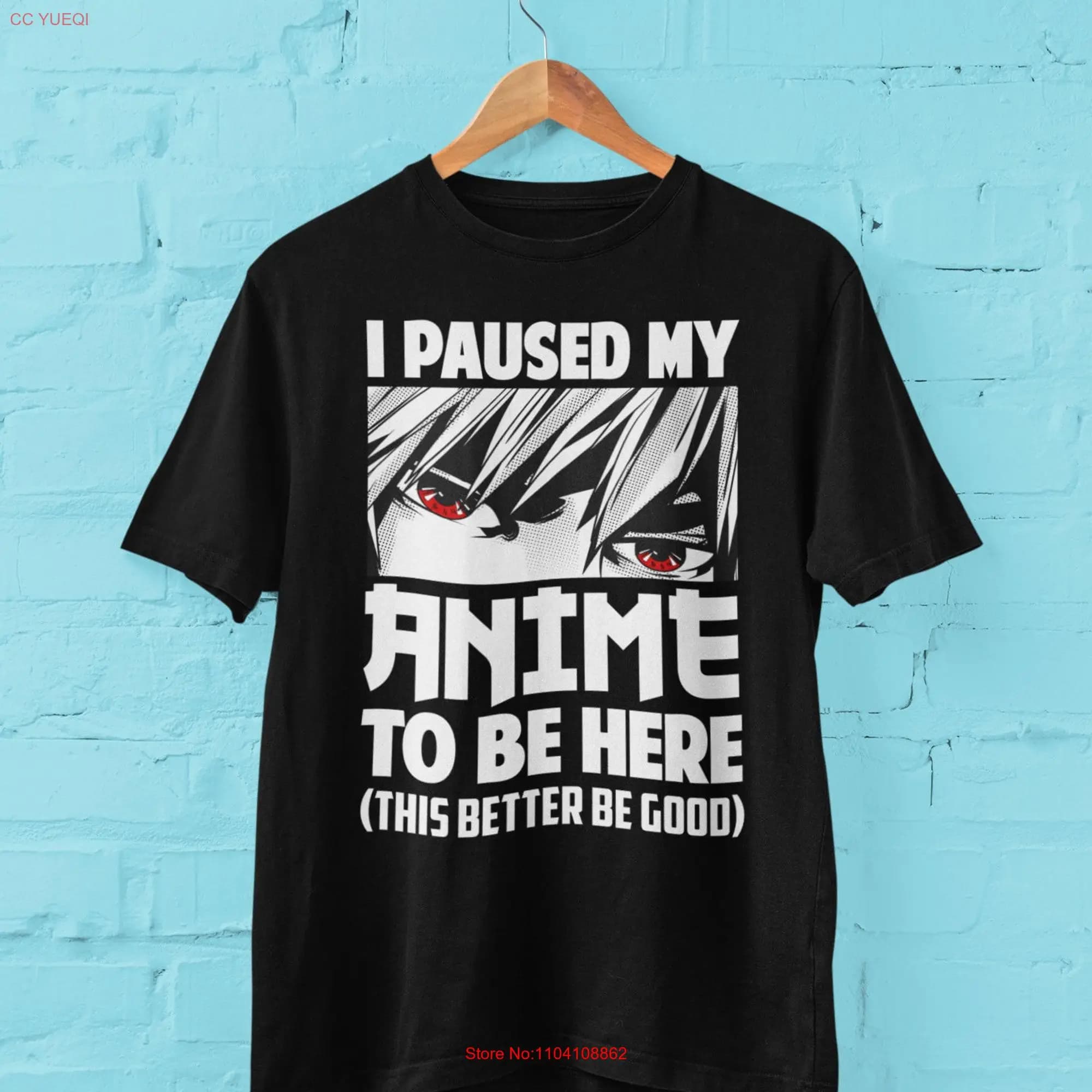 Funny Anime T Shirt Otaku Merch Clothes Top Kawaii Weeb Aesthetic For Shirtn long or short sleeves