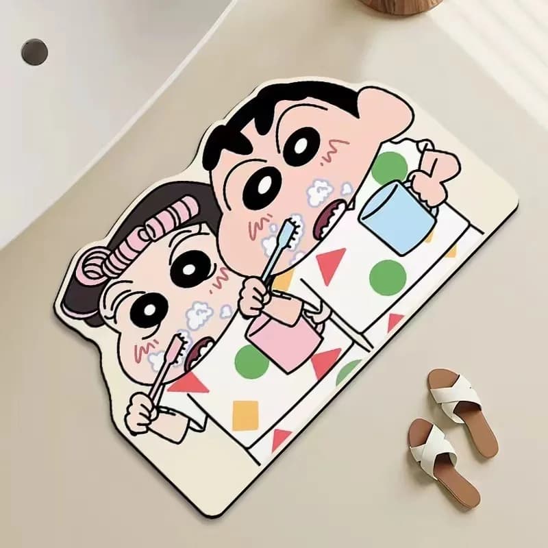 Shower Room Water Uptake Mat Quick Drying Fashionable Home Gifts And Exquisite Cartoon Anime Soft And Comfortable Anime Periphe