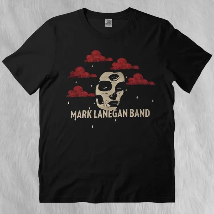 Vintage Mark Lanegan 90s Retro Style Full Size Black T-Shirt