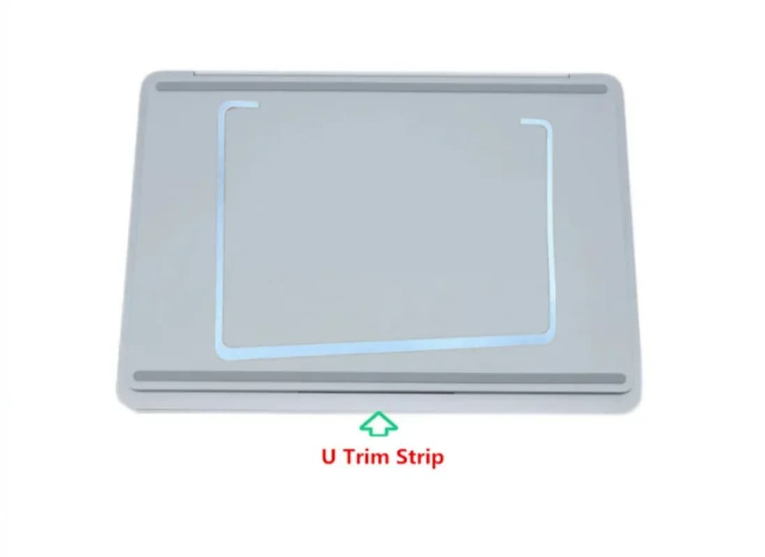 New for Microsoft Surface Laptop Studio 1964 Bottom Case U Trim Strip Tags with Tape silver  and Black