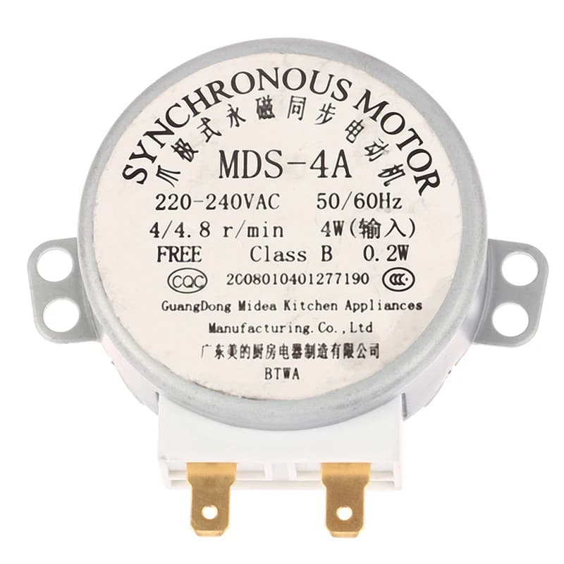 MDS-4A 220V Micro Turntable Synchronous Tray Motor Microwave Oven Accessories Core Coupling Clutch