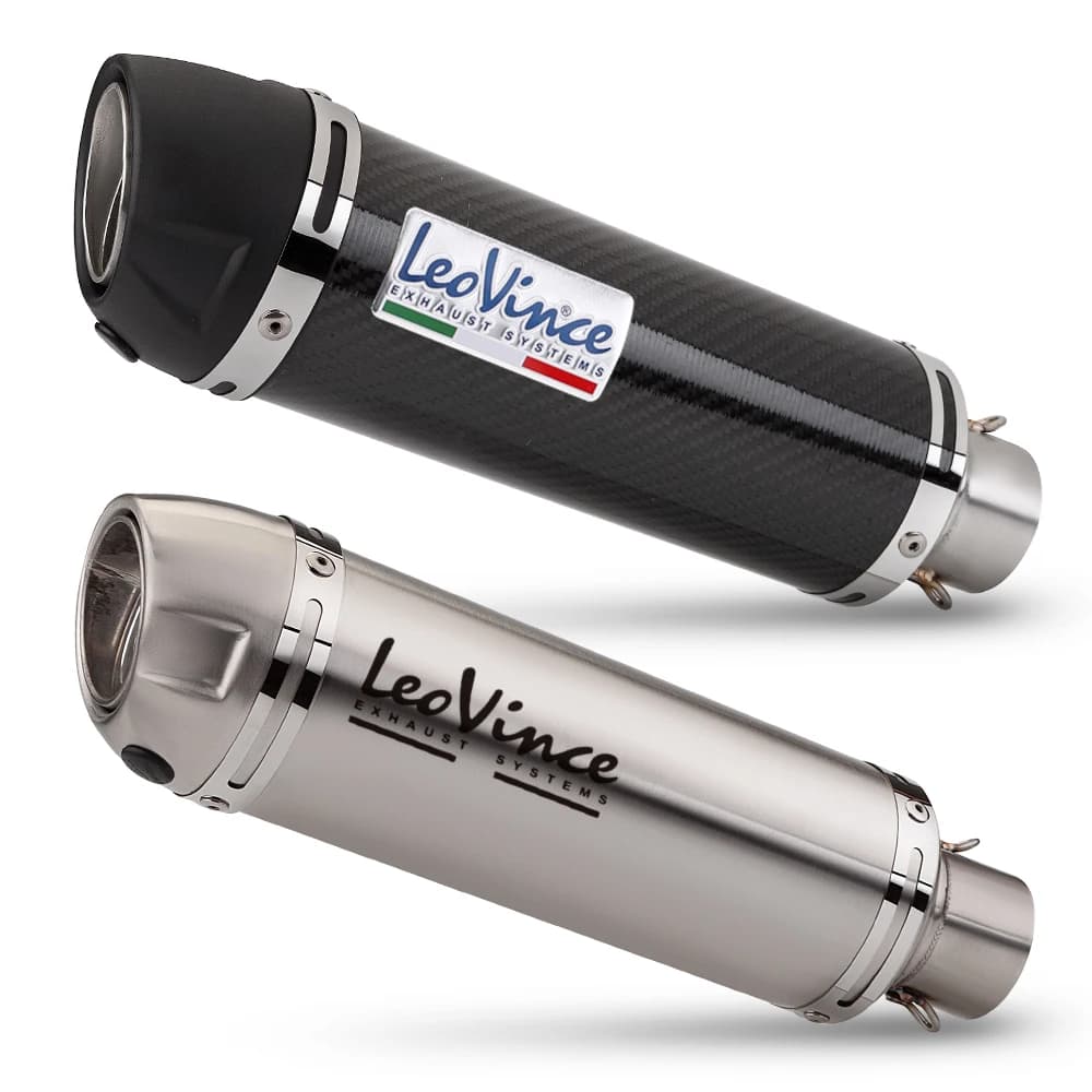 Universal Motorcycle Exhaust Muffler Pipe LeoVince Escape Silencer for R25 MT09 RS660 C650GT XMAX300 ADV150 GSXS150 DL250 450SR