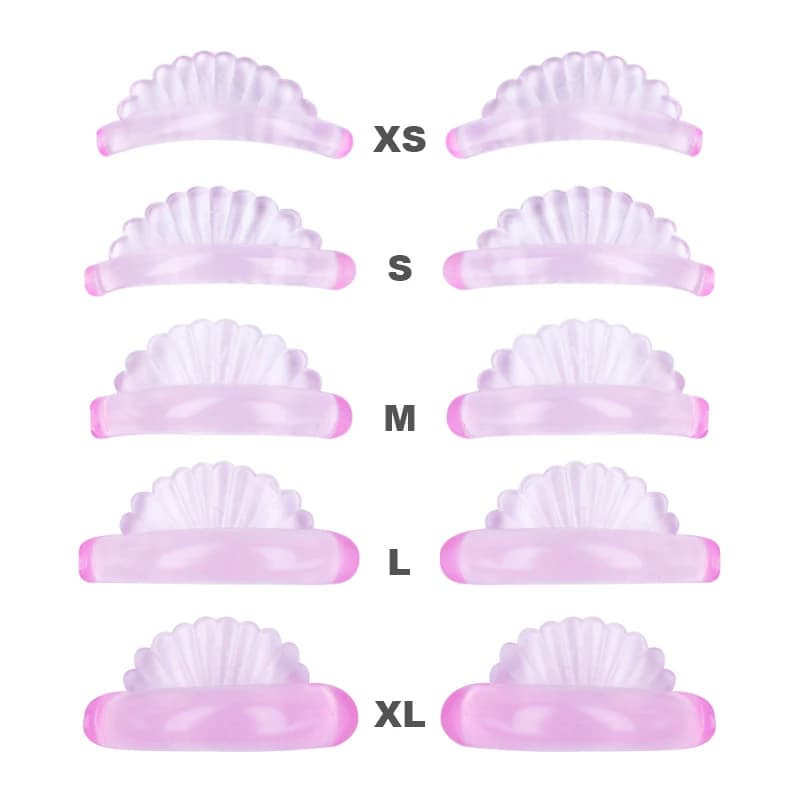 5 Pair 5 Size Lash Lift Silicone Pads Eyelash Perm 3D Curler Eye Patches  Applicator Tools Eyelashes Extension Accessories