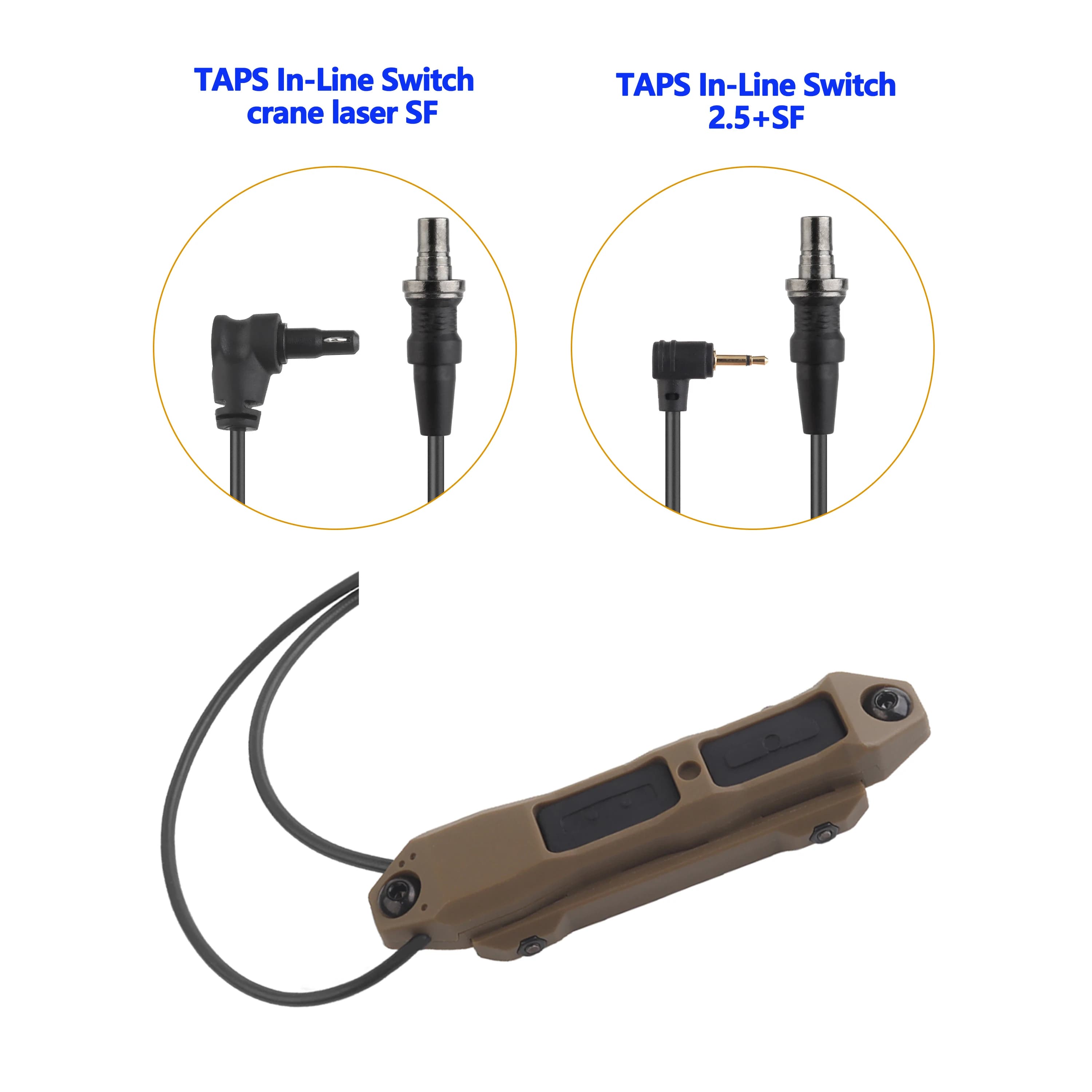 Flashlight Remote Dual Function Switch Button Tactical Airsoft Pressure Switch for Tactical Flashlights and PEQ-15 NGAL Laser