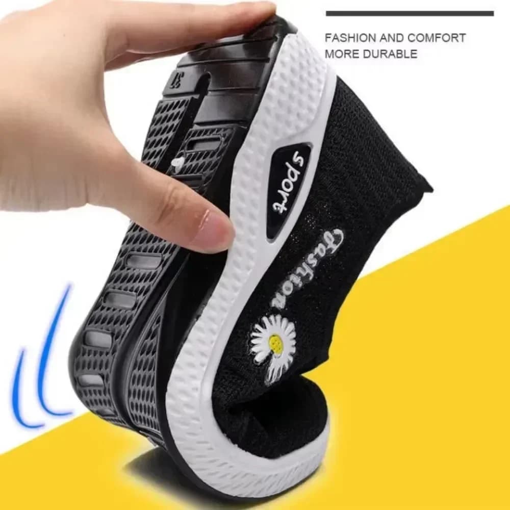 *Fashionable Women's Sports Shoes with Soft, Breathable Mesh Soles and Lightweight, *Trendy Coconut Shoes