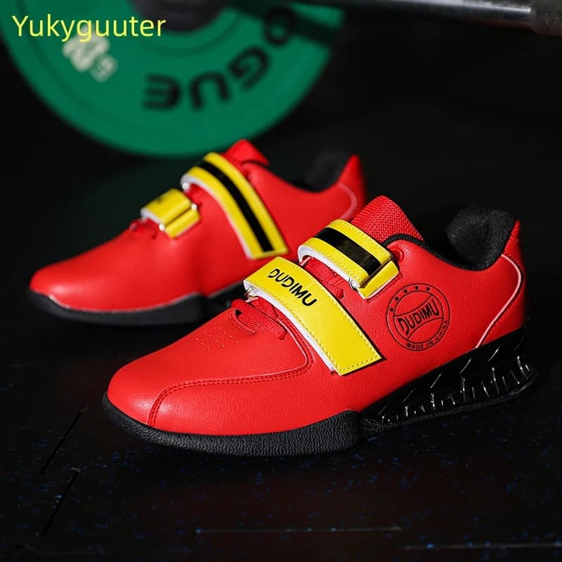 New Professional Men's High-quality Weightlifting Shoes Indoor Fitness Training Shoes Non Slip Squatting Weightlifting Shoes