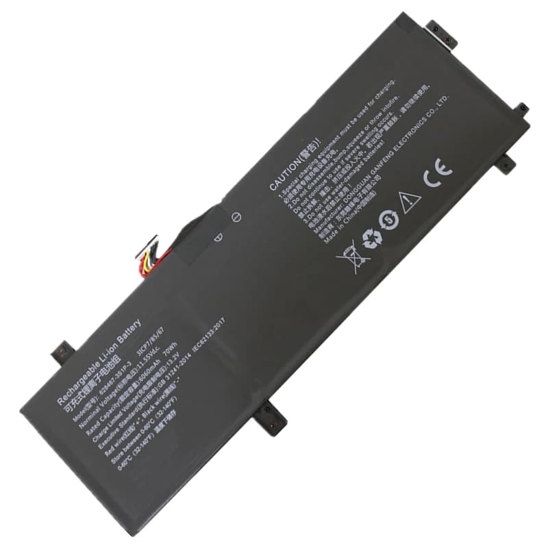 628467-3S1P-3 628467-3S1P-1 3ICP7/85/67 Laptop Battery 11.55V 70Wh 6060mAh For Chuwi CoreBook X Pro CWI530 CWI536 Notebook