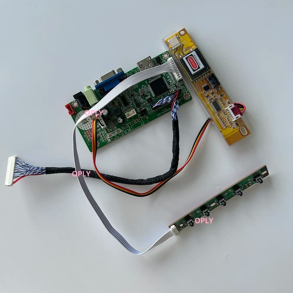 58C Controller board HDMI-Compatible VGA kit for B154EW08 V1 B154EW08 V0 1280X800 LCD panel 15.4" Screen monitor DIY 1 lamps