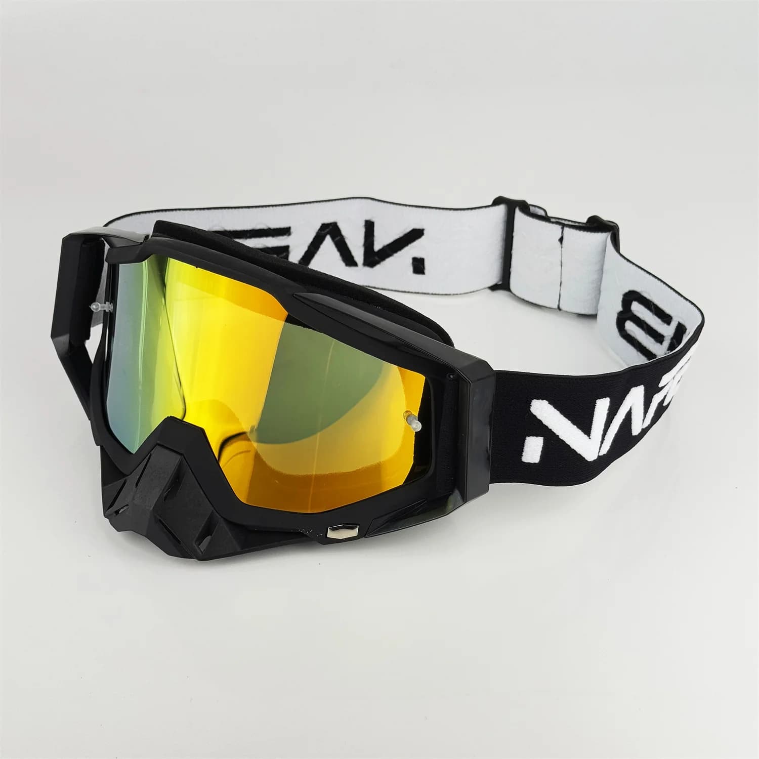 NAFEIB Motorcycle Motocross Goggles/Glasses: Windproof & Impact-Resistant Eyewear for MTB, ATV & Off-Road Riding Adventures.