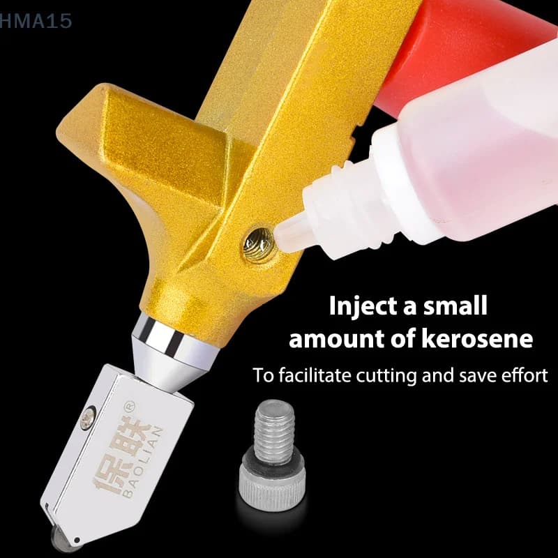 Professional Handheld oil-filled diamond glass tile cutter Function 2 in 1 Tools