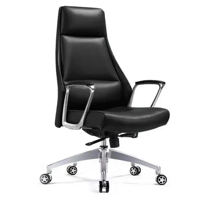 Pengpai New style high Back staff chair PU luxury Leather executive office chair