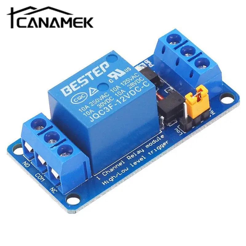 1pc 3.3V 5V 12V 24V 1 Channel Relay Module High And Low Level Trigger Dual Optocoupler Isolation Relay Module Board