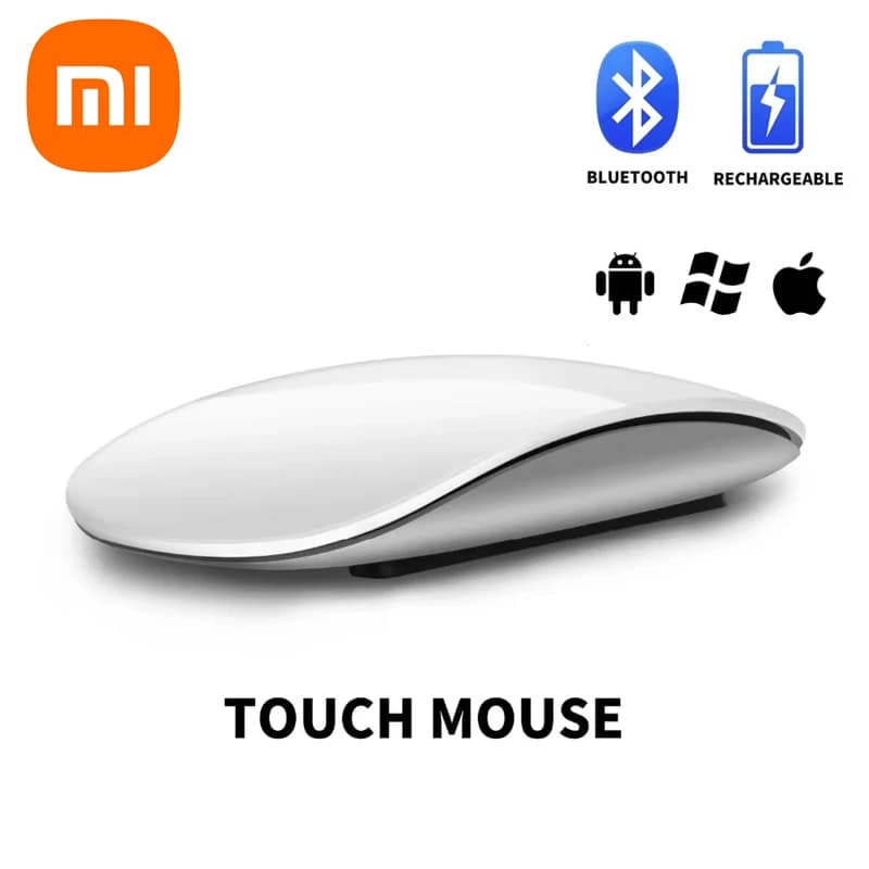 Xiaomi Multi-touch Surface Ultra-thin Mouse Magic Mouse Bluetooth 5.0 Wireless Rechargeable Silent Mice For Apple Ipad Mac Pc