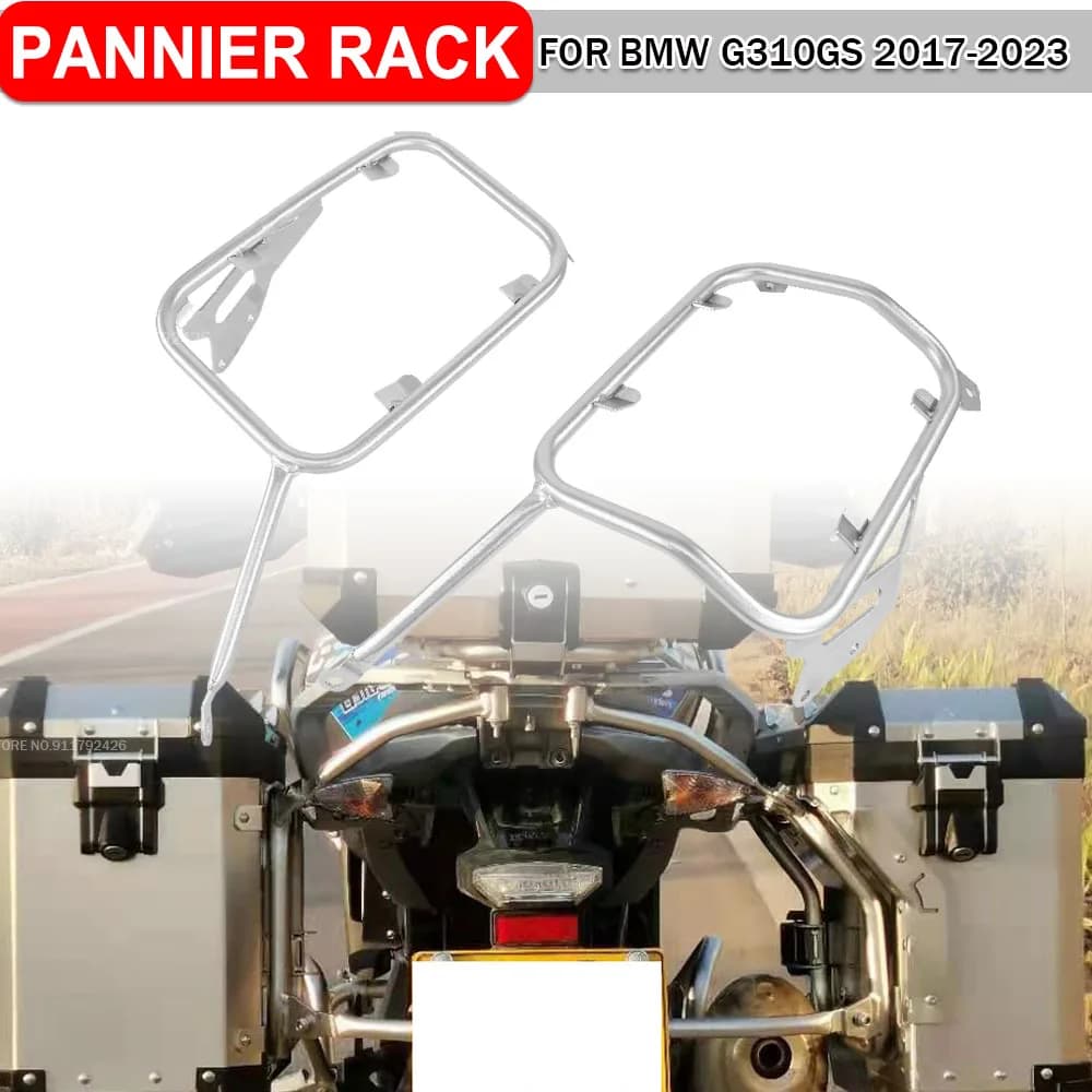 Side Pannier Bracket Side Suitcase Rack Holder Luggage Box Support For BMW G310GS 2023 2020-2022 G310 GS G 310GS 2017 2018 2019