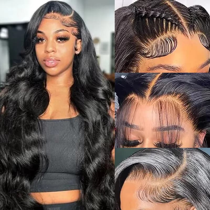 30 40 Inch 250 Density 13x6 Body Wave Lace Frontal Human Hair Wig Brazilian 13x4 Hd Lace Frontal Human Hair Wigs For Women
