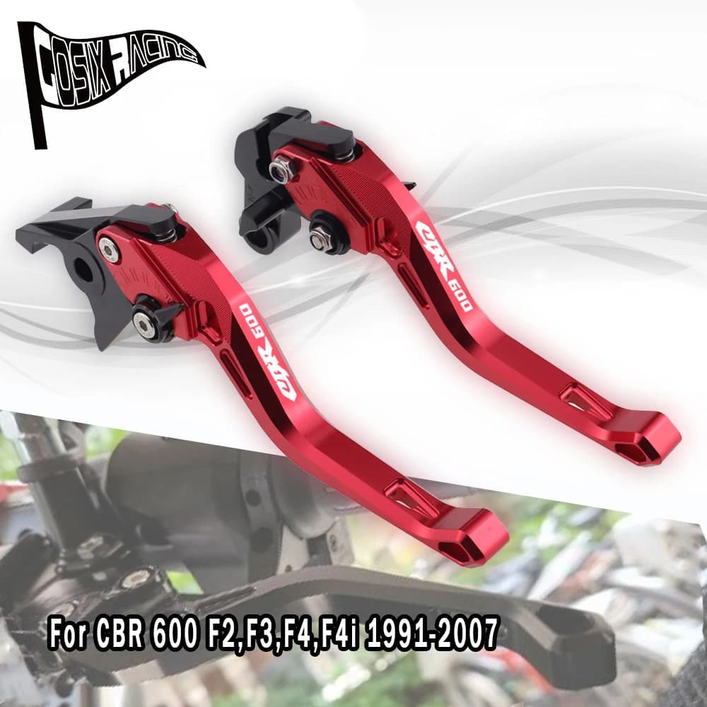 Fit For CBR 600 F2,F3,F4,F4i 1991-2007 Short Brake Levers For CBR 600 F2 CBR600 Motorcycle CNC Accessories Adjustable Handle Set