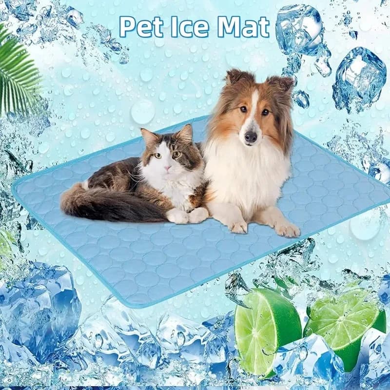 New Pet cooling pad Summer Cat and dog sofa Pad Soft Ice Silk Cold Feel Nest pad Summer dog cooling pad Dog bed