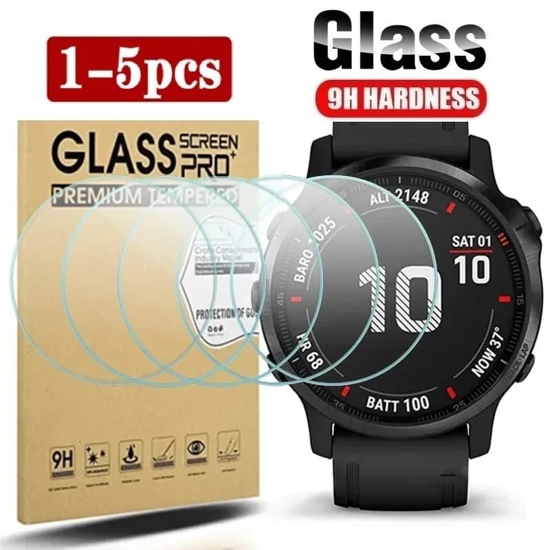 Screen Protector Compatible for Garmin Forerunner 165 55 255 955 745 945 45 Tempered Glass for Garmin Fenix 7X 7 7S 6 6S 6X Pro