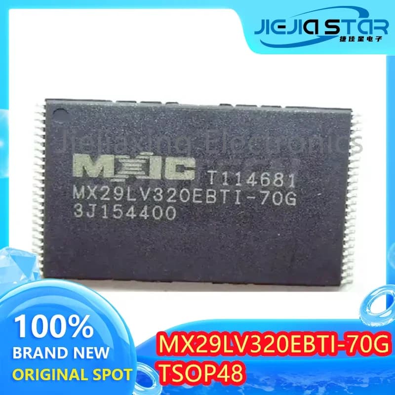 5 pieces free shipping MX29LV320EBTI-70G 100% brand new imported original SMD TSOP48 32M memory memory IC chip electronics