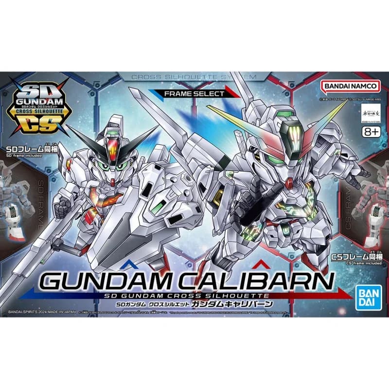 Bandai Genuine SDガンダム クロスシルエット ガンダムキャリバーン Action Figure Assembly Model Kit Toys Collectible Gifts For Children