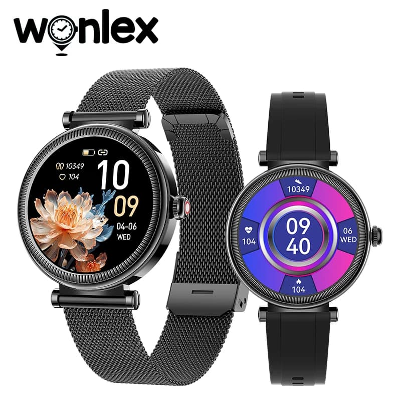 Wonlex Smart Watch Women 1.27" HD Screen Bluetooth Call IP67 Waterproof Fitness Tracker SmartWatch Men for Android IOS CF37