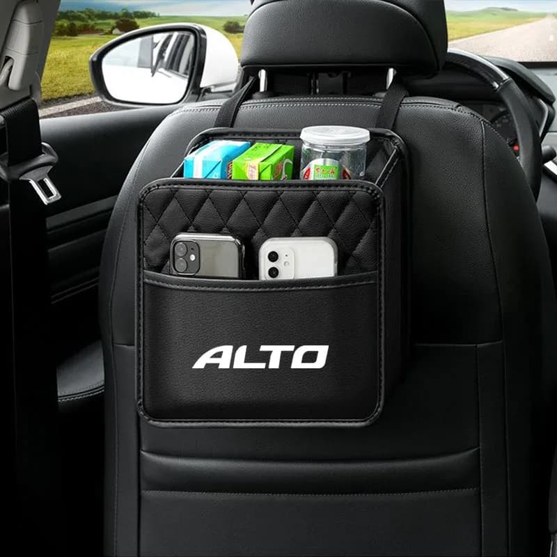 Car Organizer Auto Waterproof Backseat Storage bag Phone Pocket Pouch for Suzuki ALTO Car Accessorie Automobile protection