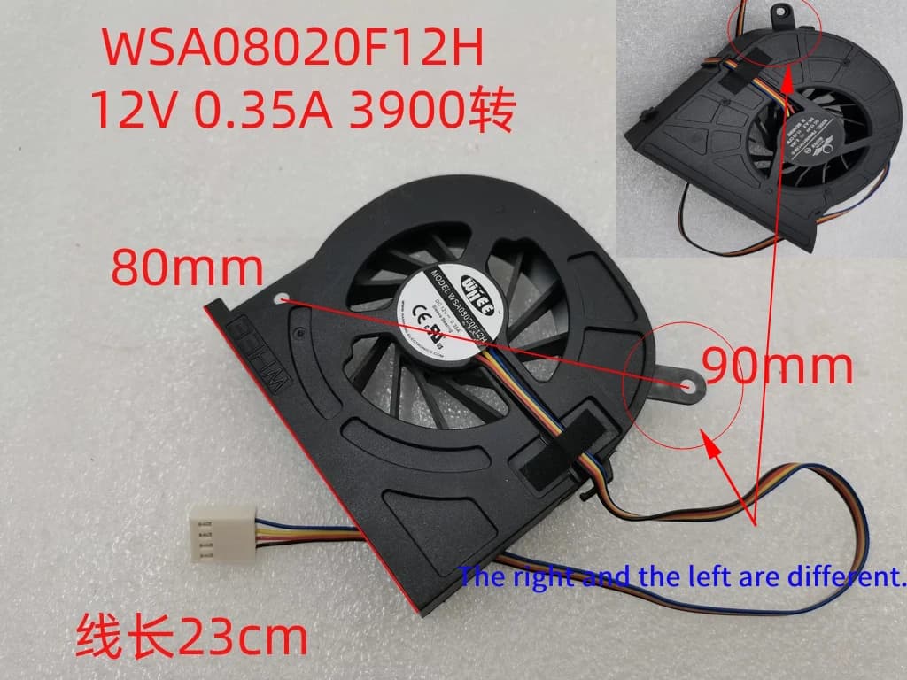 New Laptop CPU Cooler Fan for TF200 TF200PW FMB08017H12M-D Notebook Cooling Fan