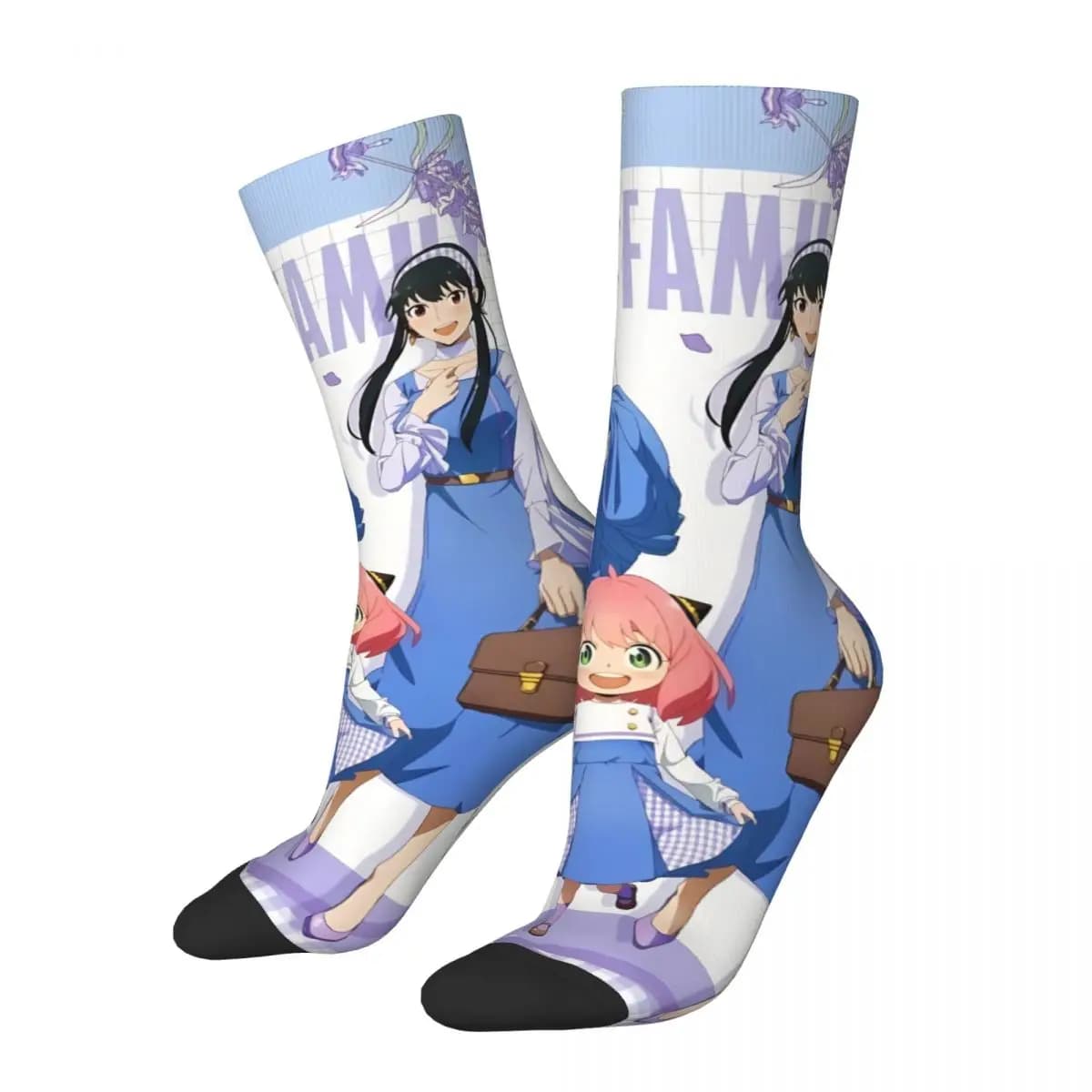 SPY Family Unisex Winter Socks Hip Hop Happy Socks Street Style Crazy Sock