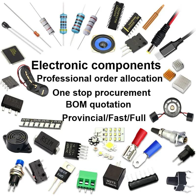 Electronic Components with Single Transistor IC Chips, Resistors, Capacitors, Integrated Circuits, One-Stop Quick Quotation