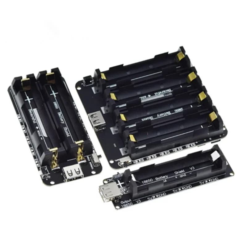 Two Voltage 18650 Lithium Battery Shield V8 Mobile Power Expansion Board Module 5V/3A 3V/1A Micro USB For Arduino ESP32