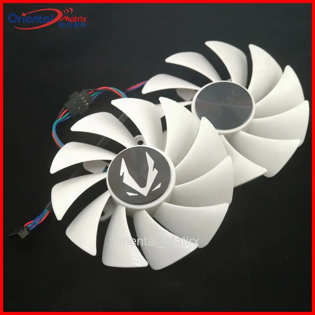 GA92S2U - PFTM DC12V 0.46A VGA Fan For ZOTAC RTX4060 8GB TWIN EDGE OC WHITE Graphics Card Cooling Fan