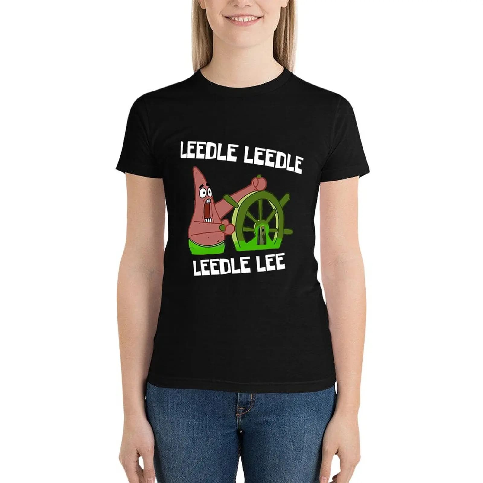 Leedle Leedle Leedle Lee T-Shirt anime clothes graphics Female clothing designer clothes Women luxury