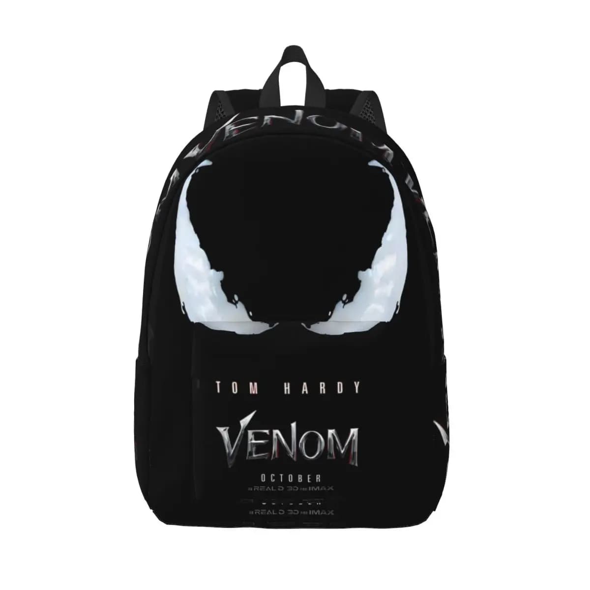 Venom Bookbag Marvel Spider Man Venom For Women Good Quality For School Birthday Gift Retro Washable Schoolbag
