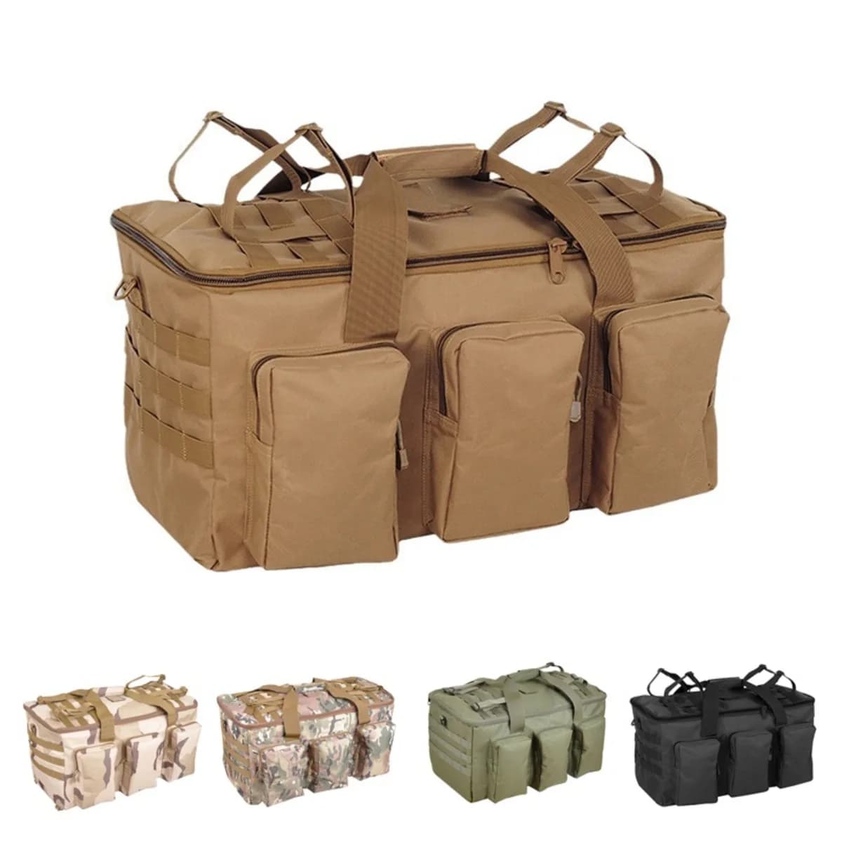 Outdoor Military Bag Tactical Backpack Large Capacity Camping Bag Men's Hiking Travel 600D Nylon Mountaineering Army Luggage Bag