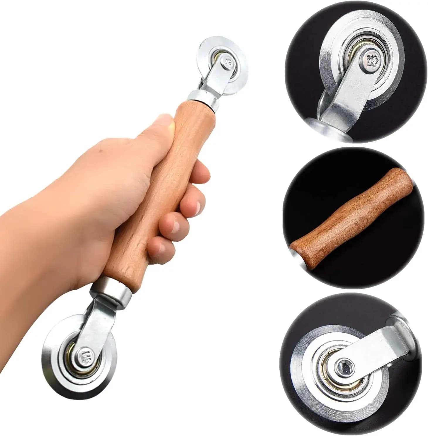 1pc Screen Rolling Tools Screen Spline Repair Roller Door Window Installation Hand Crank Spline Roller Hand Spline Roller