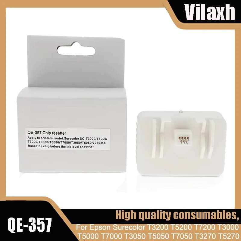 Vliaxh QE-357 Ink Cartridge Chip Resetter For Epson Surecolor T3000/T5000/T7000/T3080/T5080/T7080/T3280/T5280/T7280/T30600
