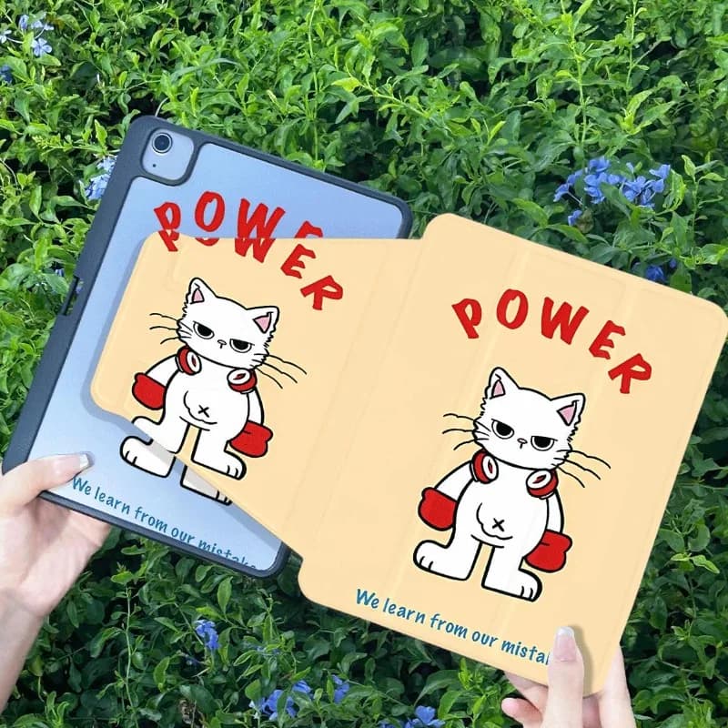 Boxing Kitten Computer Case for 10.2 7th 8th 9th Gen IPad 10th Generation Case 2022  Air 5th 4th Ipad Mini6 8.3 Ipad 5th 6th 9.7