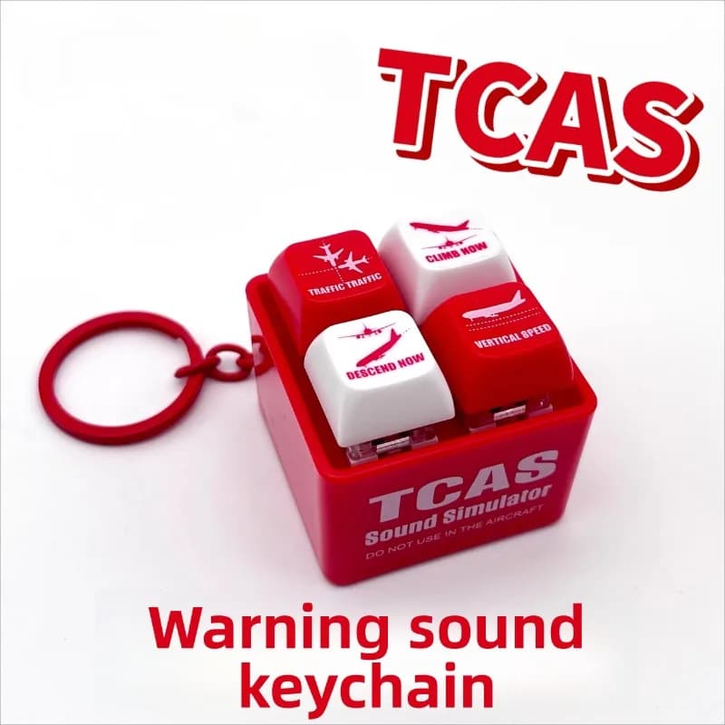 TCAS Warning Sound: Boeing Airbus Keychain, Fun Aviation Cultural and Creative Gift  Boeing Airbus b737 777 A320 A330 egpws