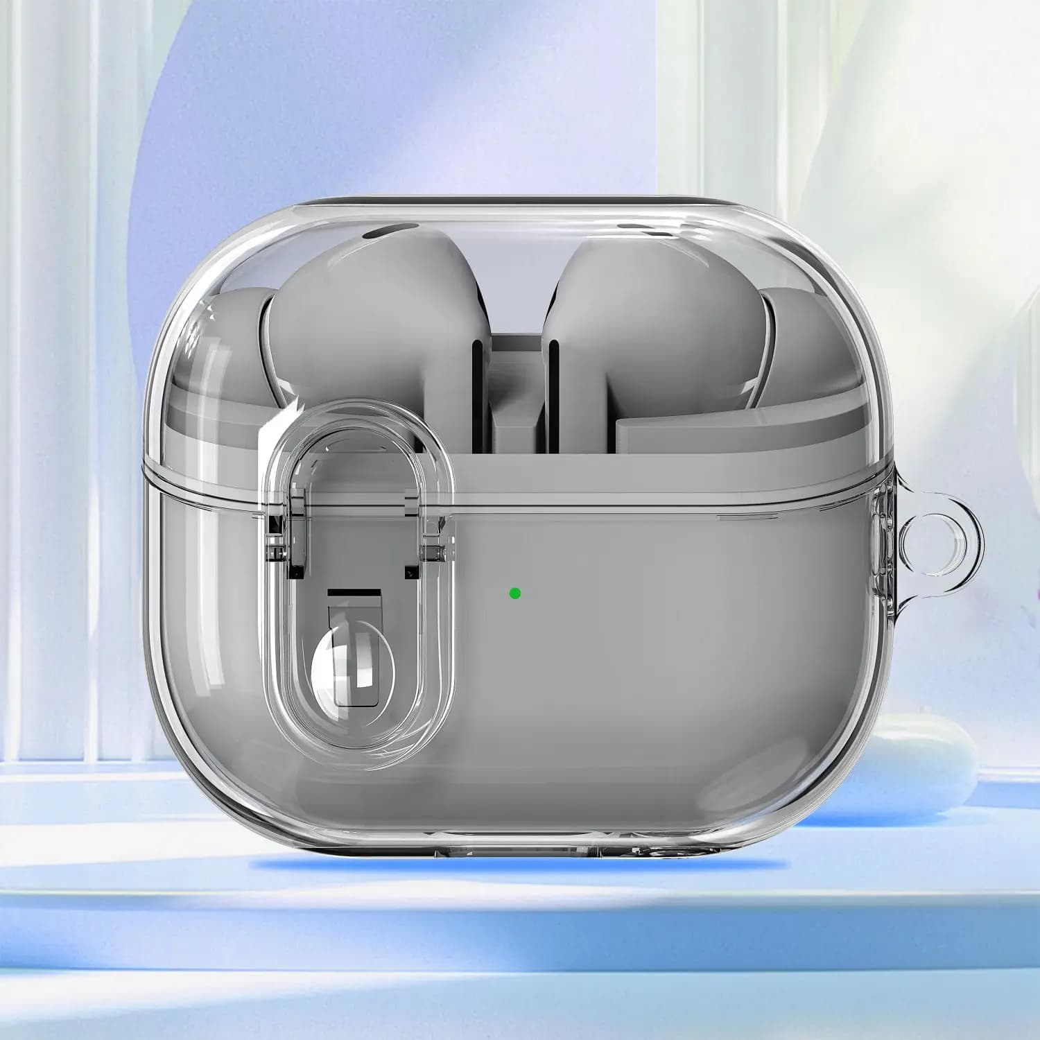 2024 New Cover For Samsung Buds 3 Pro Case Transparent Secure Lock Fundas For Samsung Galaxy Buds3 Buzz 3 Pro Cases Sleeve Hook