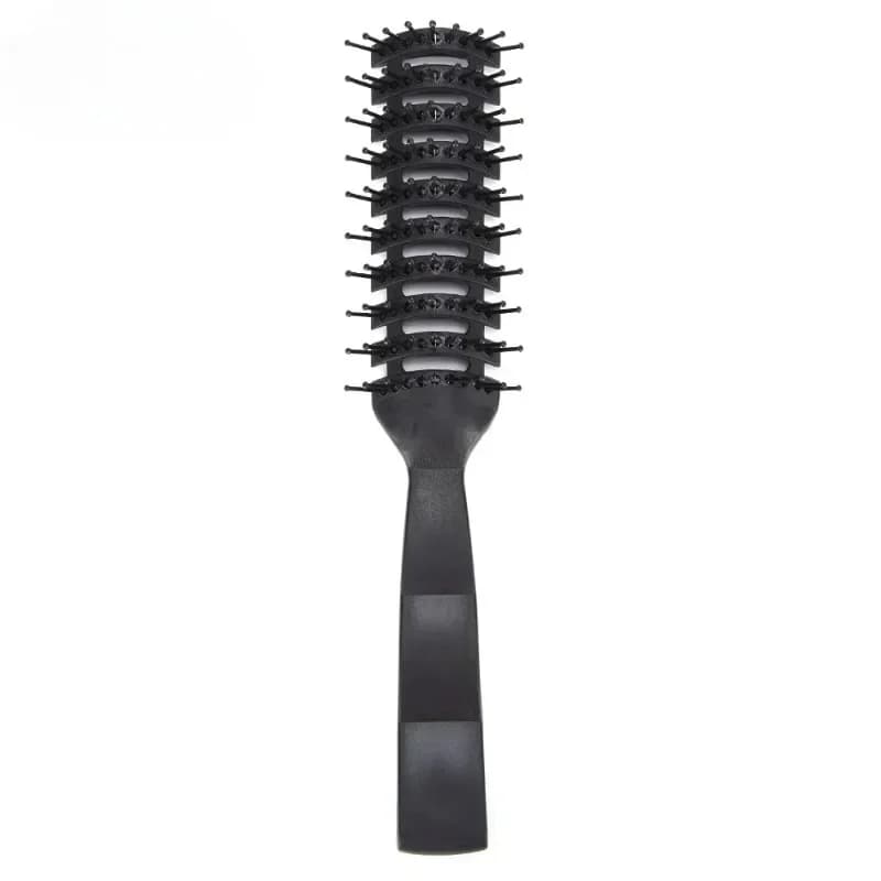 Professional Comb of Men’s Hair Styling Massage Curling Hairbrush Anti-tangle Anti-static Combs Special for Real Hair Wigs